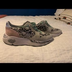 GoldenGoose Running leopard-jacquard low tops 7/37